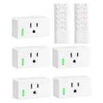 Wireless Control 5 Outlets Remotes 200FT Range For Lights Fan. Fixed Price $26.99.