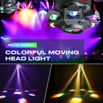 150W Led Laser Moving Head Stage Light Rgbw Dmx Dj Disco Bar Band Ktv Wedding Us. Fixed Price $123.49.