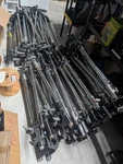 Lot Of 5 Matthews Mse Heavy Duty Telescoping Hanger 3-6' W/clamp/stirrup Studio. Fixed Price $395.00.