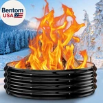 Pit Ring For Outside - 48IN Heavy Duty Round Wood Burning Outdoor Fireplace. Fixed Price $81.97.