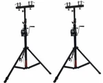 Two (2)XTRUSS 14FT Lighting Crank Stands 220 Lb & Universal Adapter Compact. Fixed Price $599.99.