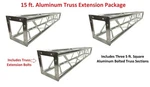 3X 5FT Lighting Square Aluminum Bolted Truss 15' Span Stand Universal Dj New. Fixed Price $399.99.