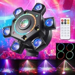 6 Arms Bee Eye Stage Light Led Moving Head Beam Laser Dj Disco Party Bar. Fixed Price $89.99.