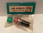 Vintage Archer Lamp Assembly W/ Two Lenses Green & Red Radio Shack. Fixed Price $12.99.