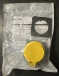 Eaton Crouse-hinds E1016SC-37 Cam-lok Receptacle Cover Nema 3R Yellow New. Fixed Price $40.00.