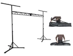 Rockville RLT8 10 Ft Portable Sturdy Lighting Truss Stand W/flat-base Legs+bag. Fixed Price $349.95.