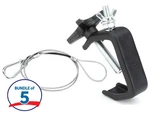 Chauvet Dj CLP-03 Light-duty C-clamp With Safety Cables (5-PACK). Fixed Price $72.00.