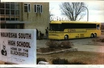 1994 Press Photo Television Studio Wheels At Waukesha South High School. Fixed Price $24.99.