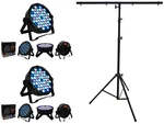 Mr Dj LS100 Stand & 2 MEGA354 Slim Disco Party Club Stage Show Lighting Flat. Fixed Price $179.96.