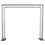 Global Truss Mobile Dj Trade Show Booth 8' X Goalie Post System. Fixed Price $1346.00.