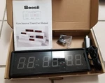 Seesii 1.5 Inch 6 Digit Led Gym Timer Stopwatch With Remote Controller. Fixed Price $35.00.