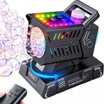 Shcke Bubble Machine Remote CONTROL,1800MAH Rechargeable Battery 100 Mins/usb-c. Fixed Price $64.99.