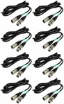 8 Chauvet DMX3P5FT Foot To Female Pin Cables. Fixed Price $103.60.