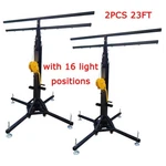 2PCS 23FT Stage Lighting Truss 550LB Heavy Duty Tower Lifter Crank Stand. Fixed Price $2180.25.