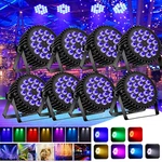 10PCS 270W Led 18 Par Stage Dmx Rgbw Disco Show Dj Lighting Rainbow Effect. Fixed Price $397.99.