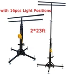 2PCS Heavy Duty Crank Stand 23 Ft Stage Lighting Truss System. Fixed Price $2537.00.
