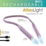 Withit Mighty Bright Rechargeable Led Atlas Neck Light - Lavender. Fixed Price $11.89.