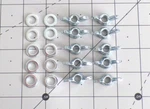 Global Truss Jr. Clamp Wingnut And Washer 10PK. Fixed Price $13.50.