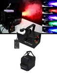 Rockville R1200L Fog/smoke Machine W Led Lights/strobe, DMX+2 Remotes+carry Bag. Fixed Price $159.95.