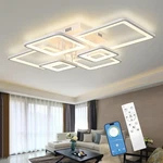 6-RING Led Ceiling Light W/ Remote Dimmable White For Bedroom & Living. Fixed Price $81.18.