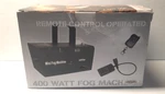 Halloween Fog Machine 400W With Remote Control Intertek Spencer's Gifts W/fluid. Fixed Price $44.99.