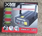 Deejay Led XRAY110 Real Laser Sound Activated Light Show System W/red Green. Fixed Price $79.00.