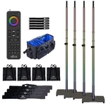 Chauvet Dj Flexstand Fx Ils Led Lighting Stands 4 Pack W Bags & Remote. Fixed Price $1833.40.