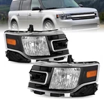 2013-2019 Ford Flex Black Halogen Headlights Replacement Lamps Left+right. Fixed Price $220.99.