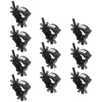 Mountain Ark 10 Pack Stage Light 1-1/4"-1-3/8" Truss Clamps, Black. Fixed Price $54.29.