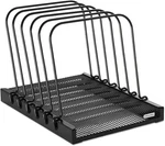 Rolodex 1742323 Mesh Flip File Folder Sorter Five Sections Black 10 1/4 7.... Fixed Price $21.99.