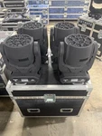 Chauvet Pro Maverick MK2 Wash Led Moving Head Light - Set Of 4 W/case Lt 1000HR. Fixed Price $12000.00.