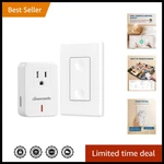 Wireless Remote Control Wall Mounted Light Switch - 100FT Rf Range, Etl Listed. Fixed Price $23.39.