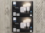 Philips Hue 2 Pack Of A19 Led Starter Kit With Bridge White: Energy. Fixed Price $90.00.