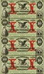 $10 The City Bank Poughkeepsie NY-2260 Obsolete Sheet Reproduction. Fixed Price $14.99.