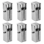 YIDU69Q Pcs 1" Split Square Tube Connector, Stainless Steel 2 Way Shape S.... Fixed Price $26.79.