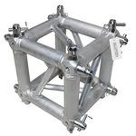 High Grade Aluminum F34 6-WAY 12"X12" Cube Truss Corner Junction Block Silver. Fixed Price $197.40.
