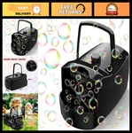 Automatic Bubble Machine 2 Speed 6 Wand Indoor Outdoor Party Blower. Fixed Price $50.99.