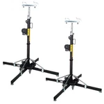 Global ST-157 Medium Duty Lighting Trussing Stage Crank Stands 2 Pack. Fixed Price $2952.00.