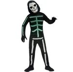 Nwt Forum Light-up Skeleton Costume Small 6 Black 2PC Halloween Jumpsuit Mask. Fixed Price $40.00.