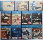 Blockbuster Movie Lot 11 Blu-ray + Dvd Avatar Juno Crank 2 Rental Cases. Fixed Price $39.99.