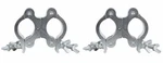 (2) Chauvet Dj CLP-25N Narrow Heavey-duty Lighting Clamp For 2" Truss 550LB Load. Fixed Price $69.56.