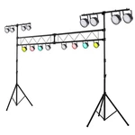 Portable 11.5 Ft Lighting Truss System Heavy Duty Metal Pro Audio Dj Stand. Fixed Price $169.99.