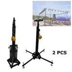 2*19FT Heavy Duty Lifter Crank Lighting Dj Concert Stand Outriggers Global Truss. Fixed Price $1610.10.