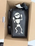 Seasonal Visions 400W Metal Coffin Skeleton Fog Machine Wireless Remote. Fixed Price $19.90.