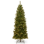 National Tree Company 6 Ft Pre-lit North Valley Spruce Slim Artificial Christmas. Fixed Price $79.41.