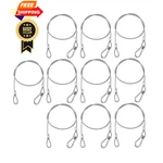 Mfl. Stage Lights Safety Cables 110 Lb 31.5'', Load, Silver, Mf-sc-s. Fixed Price $34.98.