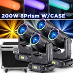 200W Led Moving Head Lights 8PRISM Rgbw Gobo Beam Spot Dj Disco Dmx &case. Fixed Price $706.51.